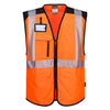 Colete Executivo PW3 Hi-Vis-Laranja/Preto-S-RAG-Tailors-Fardas-e-Uniformes-Vestuario-Pro