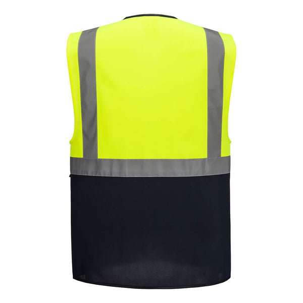 Colete Executivo de Contraste de Alta Visibilidade Essential-RAG-Tailors-Fardas-e-Uniformes-Vestuario-Pro
