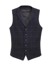 Colete Masculino Rockwood-Navy Check-S (SML)-RAG-Tailors-Fardas-e-Uniformes-Vestuario-Pro