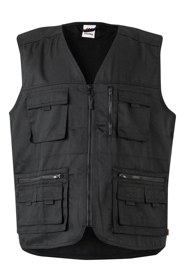 Colete Multibolsos Report-Preto-S-RAG-Tailors-Fardas-e-Uniformes-Vestuario-Pro