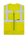 Colete Multifuncional em Malha Unissexo-Amarelo Alta Visibilidade-S-RAG-Tailors-Fardas-e-Uniformes-Vestuario-Pro