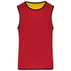 Colete Rugby Reversível Unissexo-Vermelho Desportivo / Amarelo Desportivo-S/M-RAG-Tailors-Fardas-e-Uniformes-Vestuario-Pro