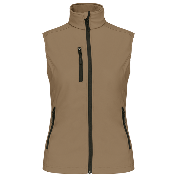 Colete Softshell de Senhora-Camel-S-RAG-Tailors-Fardas-e-Uniformes-Vestuario-Pro