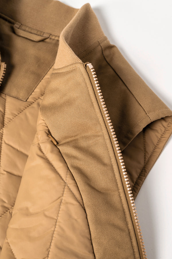 Colete Unissexo Forrado em Sarja Eco-Responsável com Gola Teddy-RAG-Tailors-Fardas-e-Uniformes-Vestuario-Pro