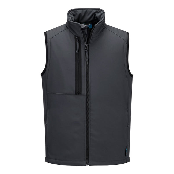 Colete WX2 Eco Softshell (2 camadas)-Cinza Metal-S-RAG-Tailors-Fardas-e-Uniformes-Vestuario-Pro