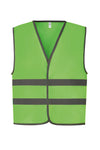 Colete com 2 faixas reflectoras - Criança-Lime-S (4/6)-RAG-Tailors-Fardas-e-Uniformes-Vestuario-Pro