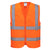 Colete com fecho zip-Laranja-XS-RAG-Tailors-Fardas-e-Uniformes-Vestuario-Pro