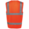 Colete de Alta Visibilidade Reciclado com Fecho Unissexo-RAG-Tailors-Fardas-e-Uniformes-Vestuario-Pro