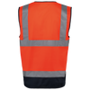 Colete de Alta Visibilidade Reciclado com Fecho Unissexo-RAG-Tailors-Fardas-e-Uniformes-Vestuario-Pro