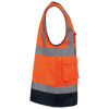 Colete de Alta Visibilidade Reciclado com Fecho Unissexo-RAG-Tailors-Fardas-e-Uniformes-Vestuario-Pro