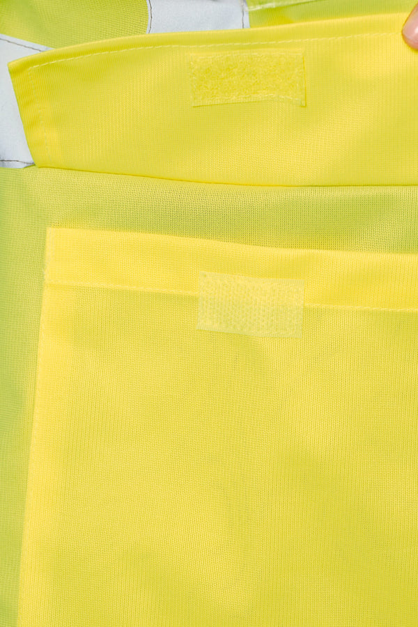 Colete de Alta Visibilidade Reciclado com Fecho Unissexo-RAG-Tailors-Fardas-e-Uniformes-Vestuario-Pro