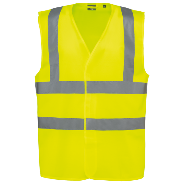 Colete de Alta Visibilidade Unissexo-Amarelo Fluorescente-S/M-RAG-Tailors-Fardas-e-Uniformes-Vestuario-Pro