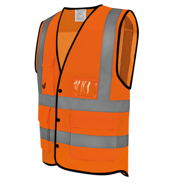 Colete de Alta Visibilidade com Molas de Pressão Eco Superior-RAG-Tailors-Fardas-e-Uniformes-Vestuario-Pro