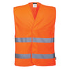 Colete de Duas Tiras de Alta Visibilidade Essential-Laranja-XS-RAG-Tailors-Fardas-e-Uniformes-Vestuario-Pro