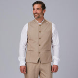 Gilet da Uomo con Collo Mao
