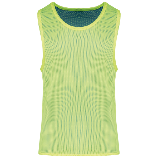 Colete de Treino Reversível Multidesportos Unissexo-Amarelo Fluorescente / Azul Royal Desportivo-S/M-RAG-Tailors-Fardas-e-Uniformes-Vestuario-Pro