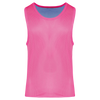 Colete de Treino Reversível Multidesportos Unissexo-Rosa Fluorescente / Azul Céu Desportivo-S/M-RAG-Tailors-Fardas-e-Uniformes-Vestuario-Pro