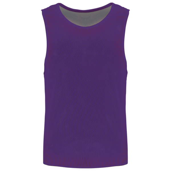 Colete de Treino Reversível Multidesportos Unissexo-Roxo Desportivo / Cinzento Desportivo-S/M-RAG-Tailors-Fardas-e-Uniformes-Vestuario-Pro