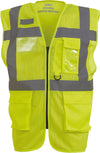 Colete de alta visibilidade Top Cool “Management”-Hi Vis Amarelo-S-RAG-Tailors-Fardas-e-Uniformes-Vestuario-Pro