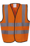 Colete de alta visibilidade de criança-Hi Vis Laranja-S (4/6)-RAG-Tailors-Fardas-e-Uniformes-Vestuario-Pro