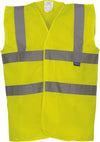 Colete de alta visibilidade de malha perfurada.-Hi Vis Amarelo-M-RAG-Tailors-Fardas-e-Uniformes-Vestuario-Pro