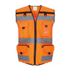 Colete de alta visibilidade ripstop-Hi Vis Orange-M-RAG-Tailors-Fardas-e-Uniformes-Vestuario-Pro