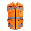 Colete de alta visibilidade ripstop-Hi Vis Orange Mesh - Rede-M-RAG-Tailors-Fardas-e-Uniformes-Vestuario-Pro