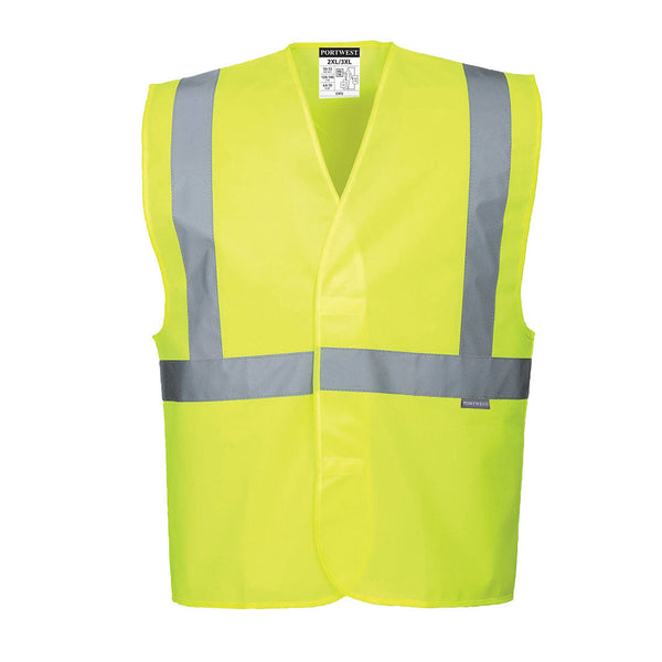 Colete de banda e bracelete de Alta Visibilidade-Amarelo-S/M-RAG-Tailors-Fardas-e-Uniformes-Vestuario-Pro