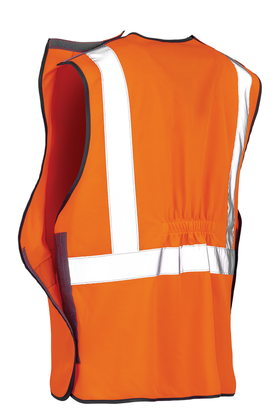 Colete de segurança anti-entalamento-Laranja Fluorescente-S-RAG-Tailors-Fardas-e-Uniformes-Vestuario-Pro