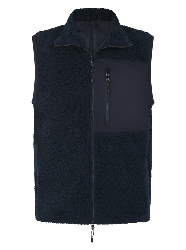 Colete em Sherpa Reciclado-Azul Marinho-S-RAG-Tailors-Fardas-e-Uniformes-Vestuario-Pro