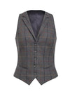 Colete feminino Greenville-Grey/Brown-XS (XSM)-RAG-Tailors-Fardas-e-Uniformes-Vestuario-Pro