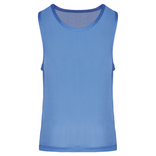 Colete multidesportos de criança malha leve e perfurada-Azul Céu Desportivo-10/14 ANOS-RAG-Tailors-Fardas-e-Uniformes-Vestuario-Pro