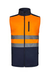 Azul Navy/laranja Fluorescente