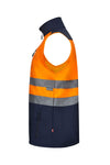 Colete soft shell bicolor de alta visibilidade