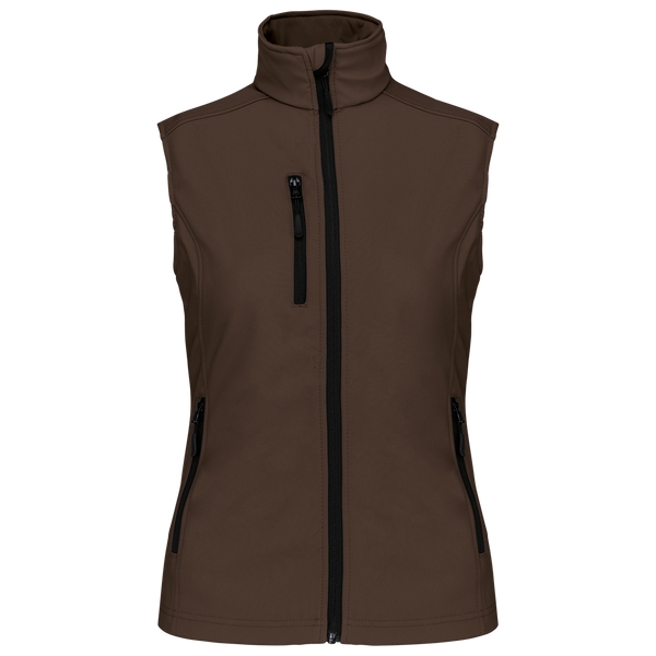 Colete softshell de senhora-Chocolate-M-RAG-Tailors-Fardas-e-Uniformes-Vestuario-Pro