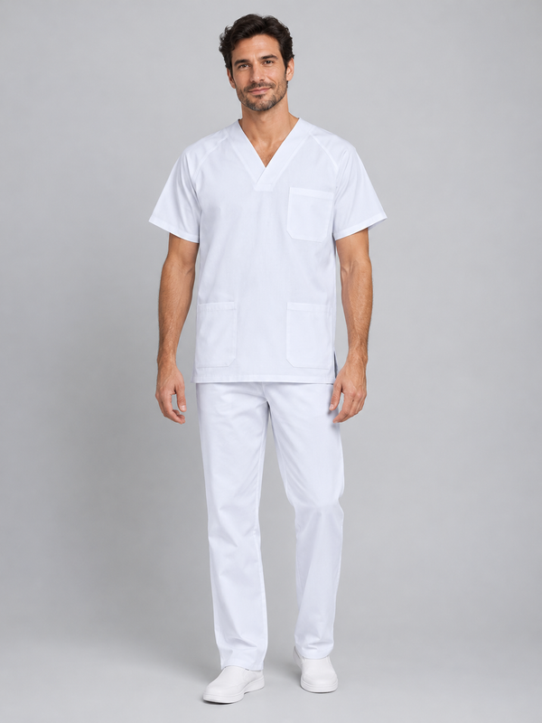 Conjunto Pijama Cirúrgico Meriva-Branco-XS-RAG-Tailors-Fardas-e-Uniformes-Vestuario-Pro