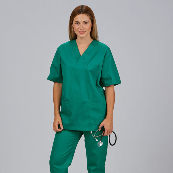 Conjunto Pijama Cirúrgico Unissexo Palermo-Verde - 108-XXS-RAG-Tailors-Fardas-e-Uniformes-Vestuario-Pro