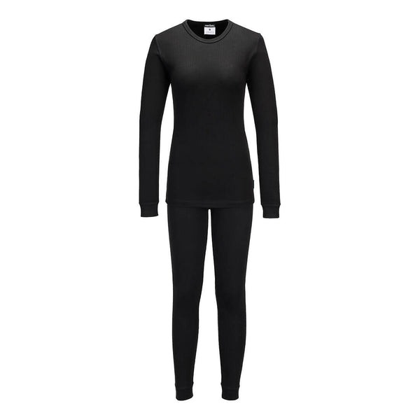 Conjunto de roupa interior térmica para mulher-Preto-XS-RAG-Tailors-Fardas-e-Uniformes-Vestuario-Pro