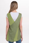 Estola Cruzada para Educadoras com Padrão Xadrez Verde-RAG-Tailors-Fardas-e-Uniformes-Vestuario-Pro