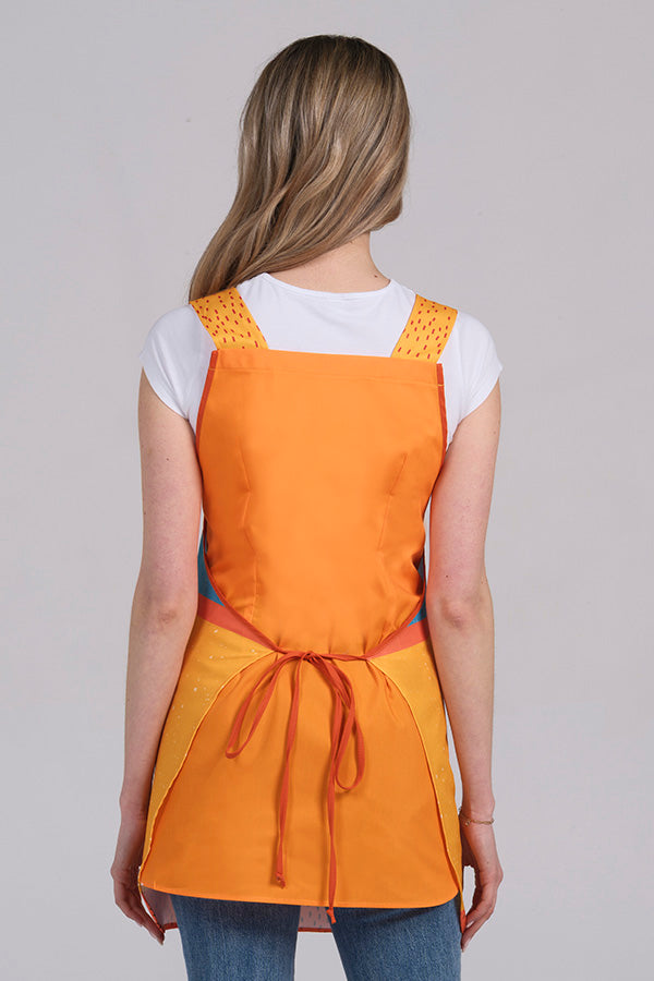 Estola de Mestra Infantil com Estampado de Animalinhos e Alças-RAG-Tailors-Fardas-e-Uniformes-Vestuario-Pro