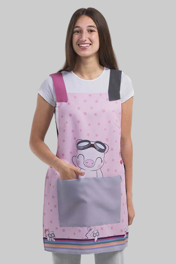 Estola de Mestre Infantil Cerdito - Dyneke 8316889-Rosa - 8316889-UNICA-RAG-Tailors-Fardas-e-Uniformes-Vestuario-Pro