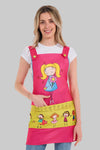 Estola de Professora Fúcsia para Escola com Estampado Infantil-Fucsia - 8365768-UNICA-RAG-Tailors-Fardas-e-Uniformes-Vestuario-Pro
