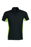 FLAG - POLO PIQUÉ BICOLOR-Preto / Lime-S-RAG-Tailors-Fardas-e-Uniformes-Vestuario-Pro