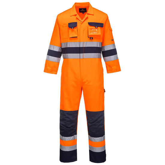 Fato Macaco alta visibilidade Nantes-Laranja/Marinho-L-RAG-Tailors-Fardas-e-Uniformes-Vestuario-Pro