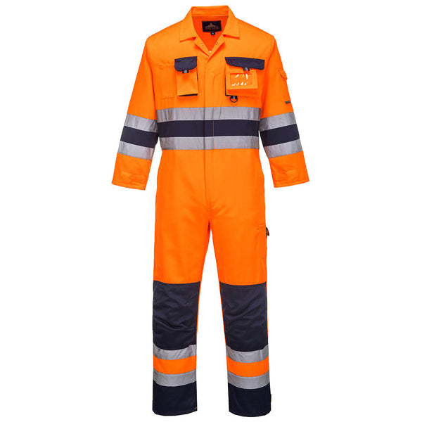 Fato Macaco alta visibilidade Nantes-Laranja/Marinho-S-RAG-Tailors-Fardas-e-Uniformes-Vestuario-Pro