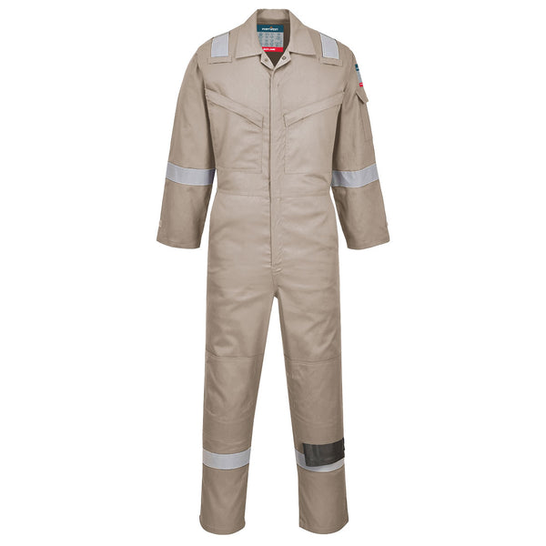 Fato de Macaco Ignífugo Anti-estático Super Leve 210g-Caqui-XS-RAG-Tailors-Fardas-e-Uniformes-Vestuario-Pro