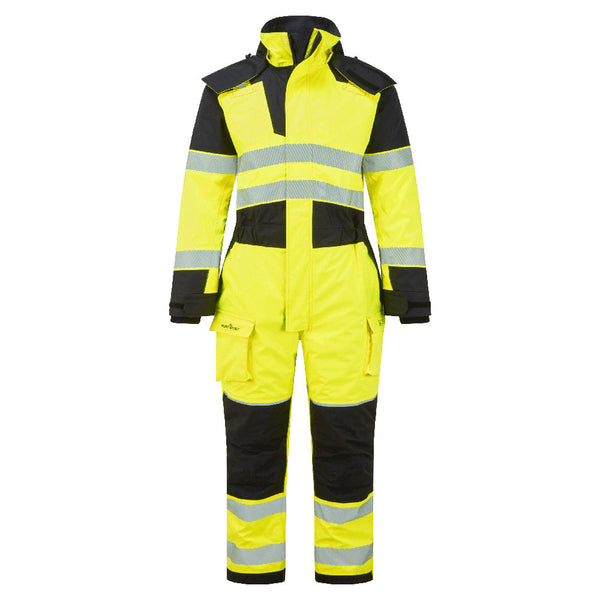 Fato de Trabalho de Inverno Modaflame Rain+ Hi-Vis Multi-Norm FR-Amarelo/preto-S-RAG-Tailors-Fardas-e-Uniformes-Vestuario-Pro