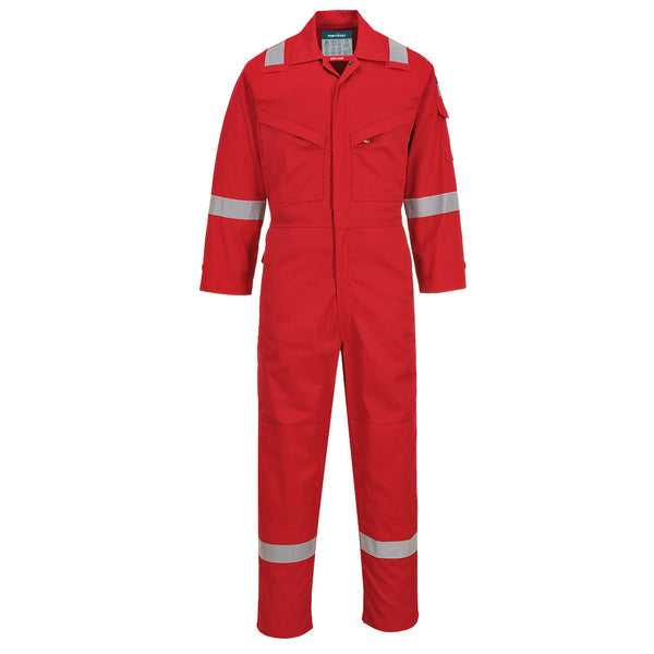 Fato de trabalho ligeiro anti-estático c/ Barras Reflectoras-Vermelho-XS-RAG-Tailors-Fardas-e-Uniformes-Vestuario-Pro