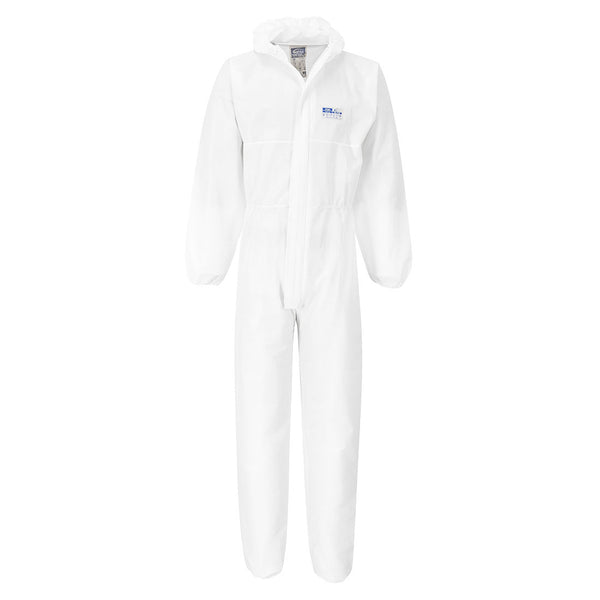 Fato-macaco BizTex SMS FR Tipo 5/6 (Pack de 50) – Branco