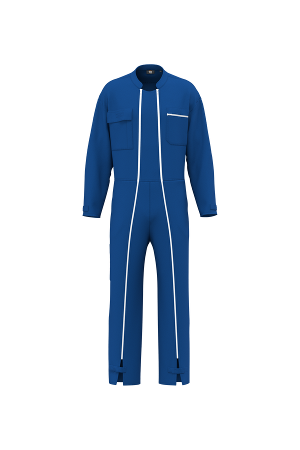 Fato-macaco fecho duplo unissexo-Azul Royal-XS-RAG-Tailors-Fardas-e-Uniformes-Vestuario-Pro